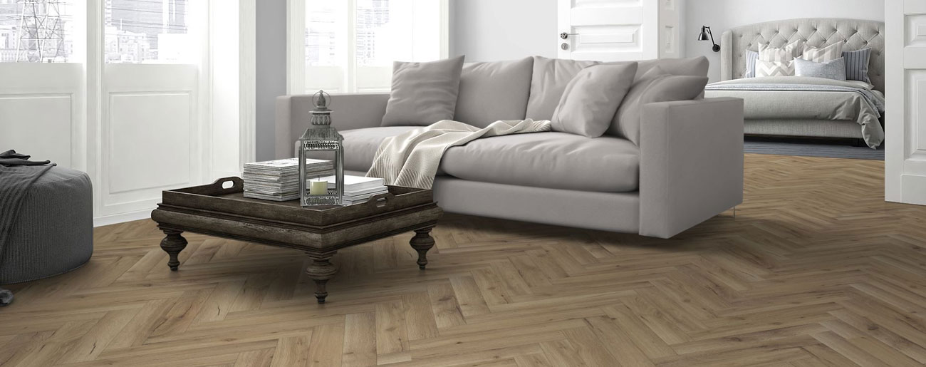 Lignum 12mm herringbone laminate flooring
